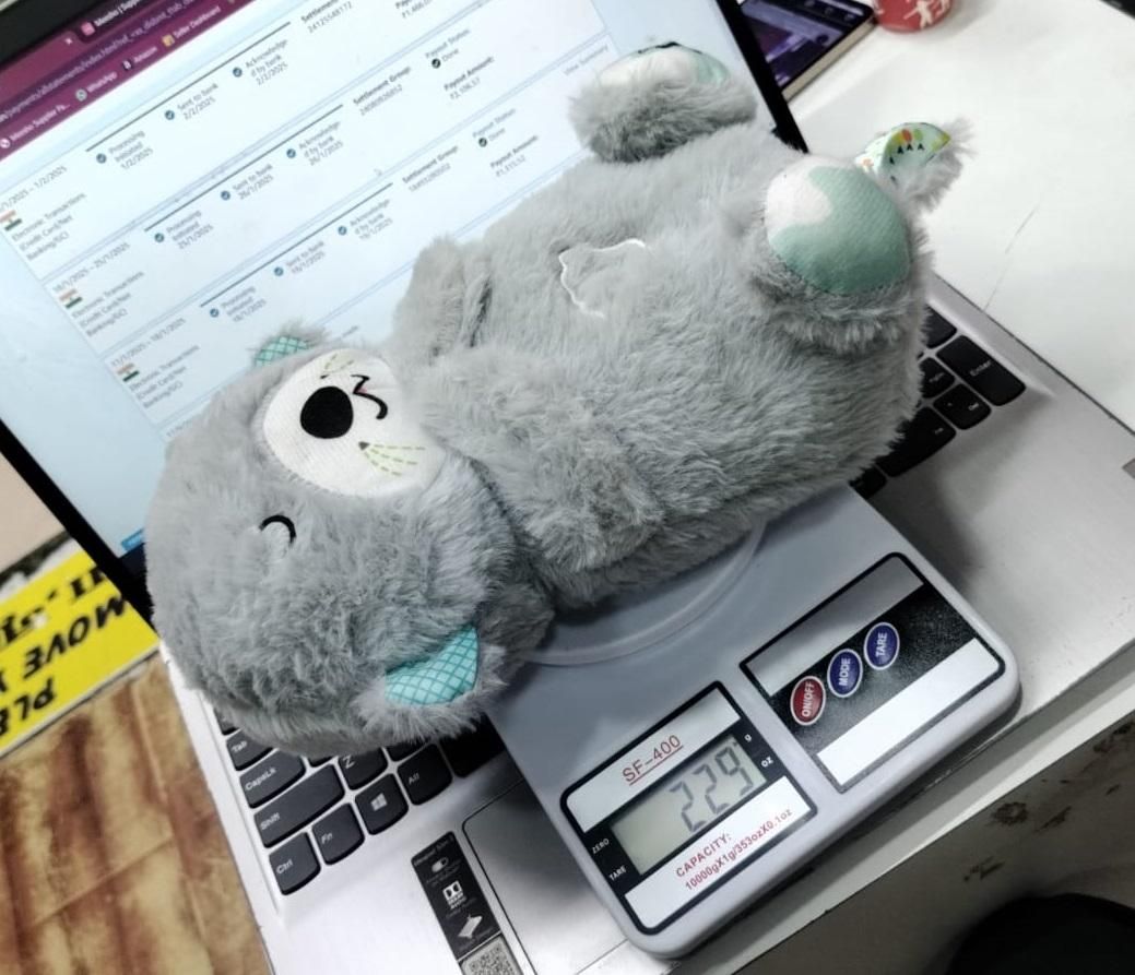 Breathing Teddy Bear with Soothing Music – Comfort Plush