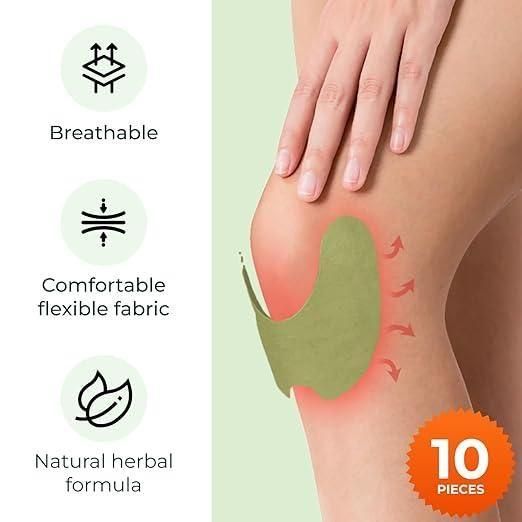 Self-Heating Knee Pain Relief Patches (Pack of 10 / 20 / 30)