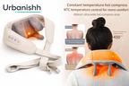Handgrip Kneading Neck & Shoulder Massager with Heat