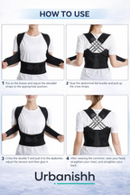 Adjustable Back Posture Corrector & Pain Relief Belt